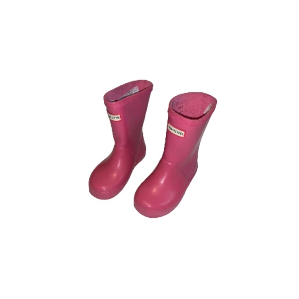 Hunter Pink Rubber Boots - Toddler’s Size 7/8